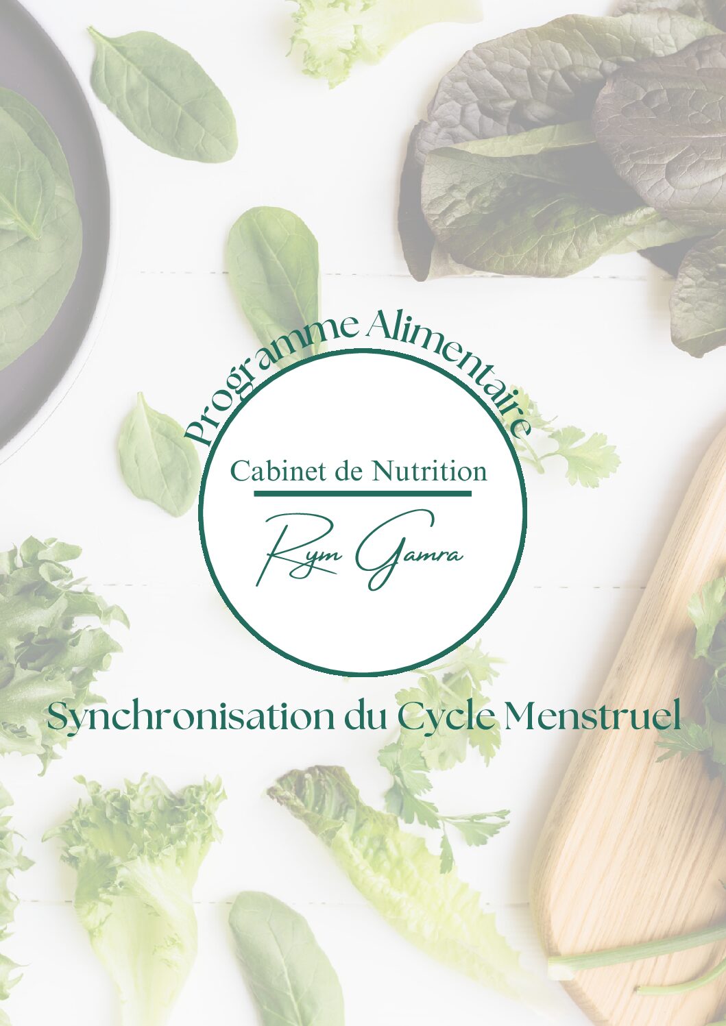 Programme alimentaire Synchronisation du Cycle Menstruel 